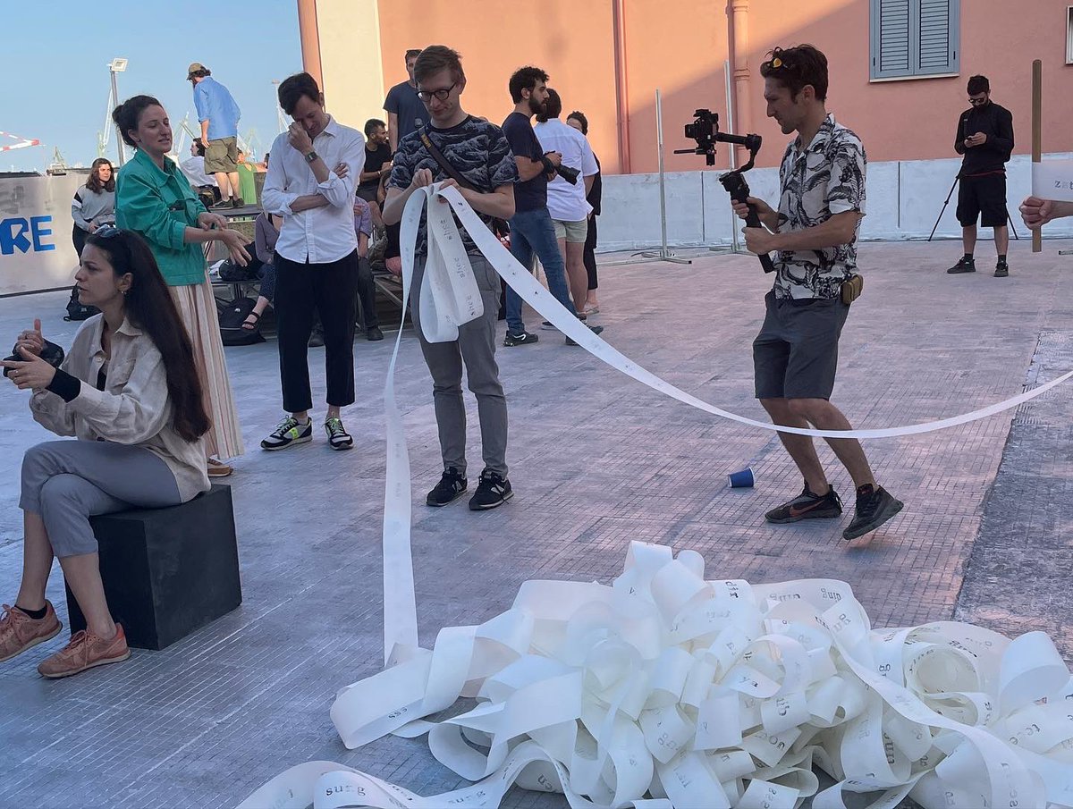 AnnaHesterMusic's tweet photo. My experience of singing &amp; performing began in choirs. It was so wonderful this week to perform in beautiful Taranto with @MusarcChoir for #postdisasterrooftops: singing Purcell, humming, processing, chanting, dancing, tussling, planting trees. Ci vediamo Taranto https://t.co/po1htg7457