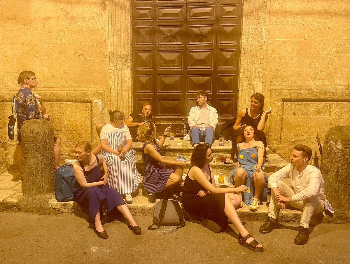 AnnaHesterMusic's tweet photo. My experience of singing &amp; performing began in choirs. It was so wonderful this week to perform in beautiful Taranto with @MusarcChoir for #postdisasterrooftops: singing Purcell, humming, processing, chanting, dancing, tussling, planting trees. Ci vediamo Taranto https://t.co/po1htg7457