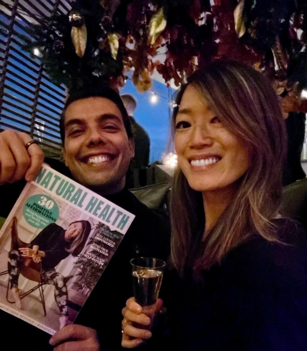 SarahHighfield's tweet photo. ๐ @JesusAgudoTM looking happier about my cover than I do ๐
@Natural_Mag #NaturalHealthMagazine #NaturalHealthMagazineUK #Yogagise #YogagiseLifestyle https://t.co/vI6GtmI9rU