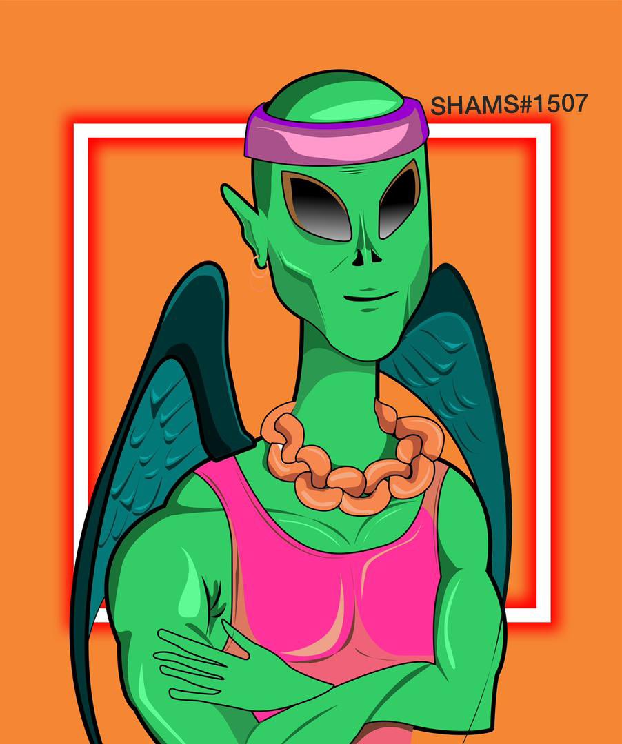 WLhustler's tweet photo. Just made a fan art for @SpaceWarlockNFT I spent 3days to come up with this amazing art. Pls y’all should help me retweet and tag @SpaceWarlockNFT @Finnard_NFT @JustinhoSol 
I’m at level 16 on the spacewarlock server. I’m an active member and I’ll like to be given an opportunity https://t.co/qWYGX0VJBv