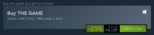 kyonbuteam's tweet photo. THE GAME is on sale, people! https://t.co/dx0zlIEXgI