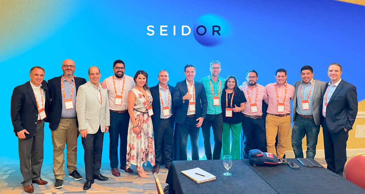 🔹 Durante el SMB Innovation Summit 2022, nos reunimos el equipo de SAP LAC con los ejecutivos de SEIDOR Argentina, Chile. Le damos la bienvenida a Daniel Cabrera nuevo responsable de SMB en LAC de SAP 🙌🏼