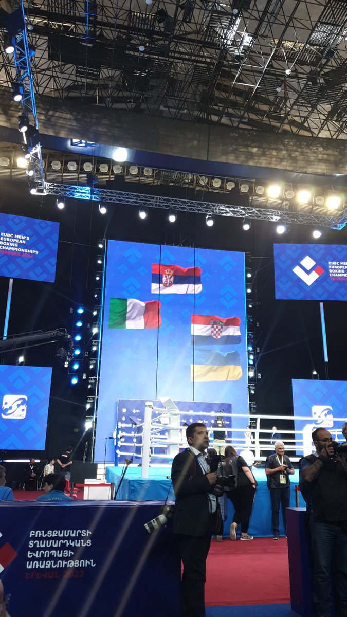 MFASerbia's tweet photo. Two gold medals for #Serbia at the European Men's #Boxing Championships in #Yerevan!
🥇 Vakhid Abbasov (under-67kg)
🥇 Agejev Artjom (under-80kg)
Staff of @SRBinArmenia had a pleasure to celebrate with our champions! Celebration awaited for thirty years. Браво момци! 🇷🇸👏👏👏 https://t.co/kaIPb7cKRG