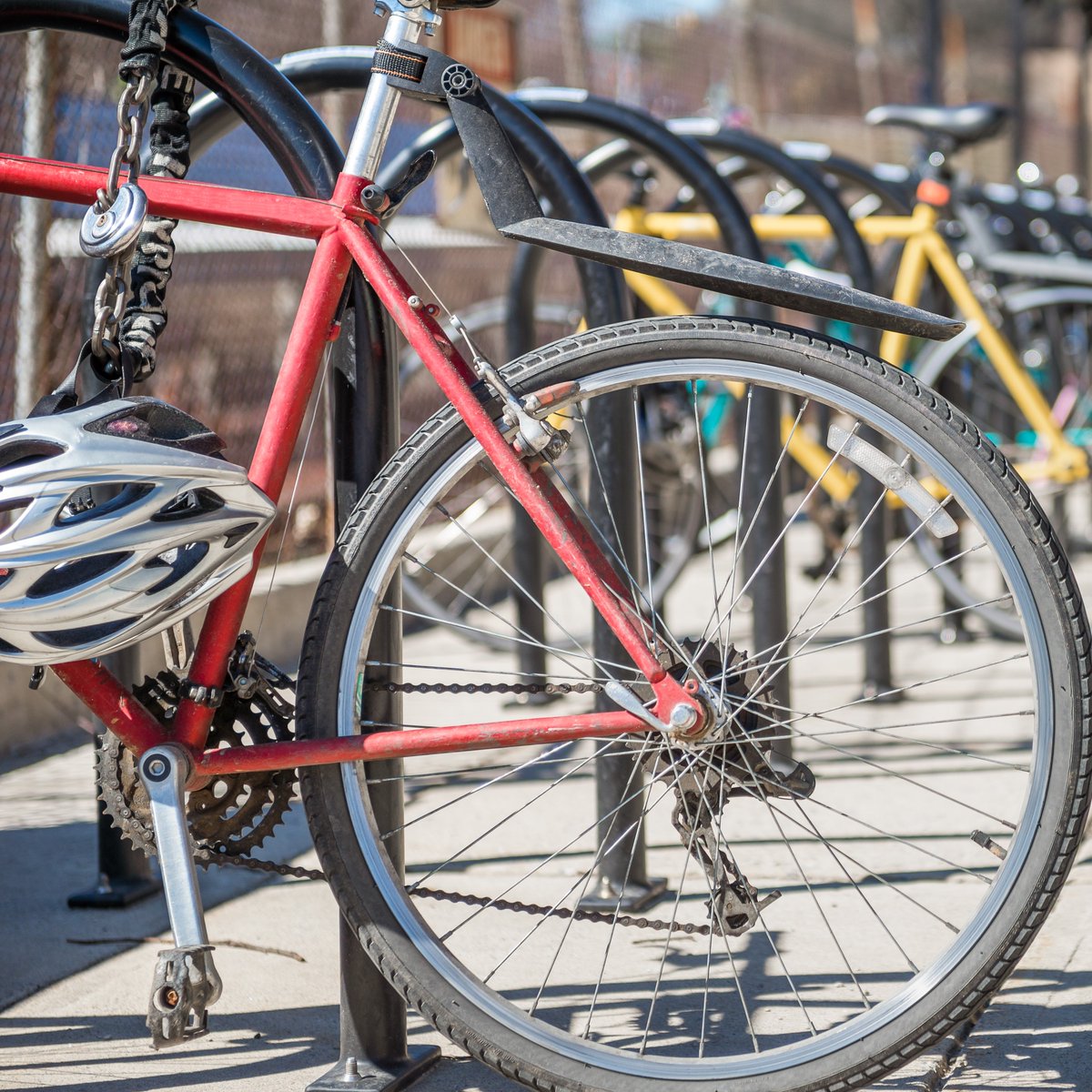 EsquimaltBC's tweet photo. New bike racks in #Esquimalt make commuting easier for #SpringGoByBikeWeek. The bike racksβ20 in totalβare in the process of being installed in several strategic areas of the township. A big thanks to Lapis Homes for donating funds to this project. https://t.co/ewXdeNi04m https://t.co/f61hcj9geh