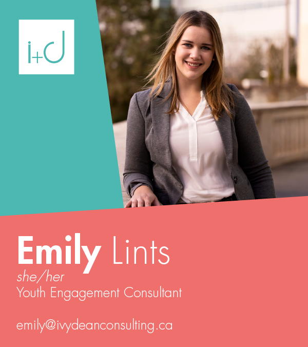 IvyDeanWorks's tweet photo. Meet Emily, our new Youth Engagement Consultant and Summer Intern.

As a youth leader in the non-profit sector, Emily Lints is able to provide first person advice and experience to youth engagement work. https://t.co/k03mVJrOPP