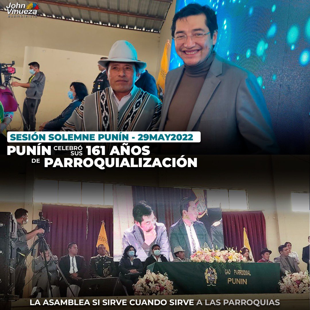 johnvinueza's tweet photo. Ayer en la Sesión Solemne de Punín celebramos sus 161 años de Parroquialización ✨#punin #chimborazo #eljohn https://t.co/8zGyfRxPJj
