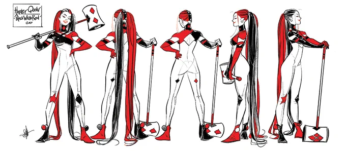 Original turnaround by the one and only @OttoSchmidt72 🙌❤️ One of my fav Harley designs of all time! 