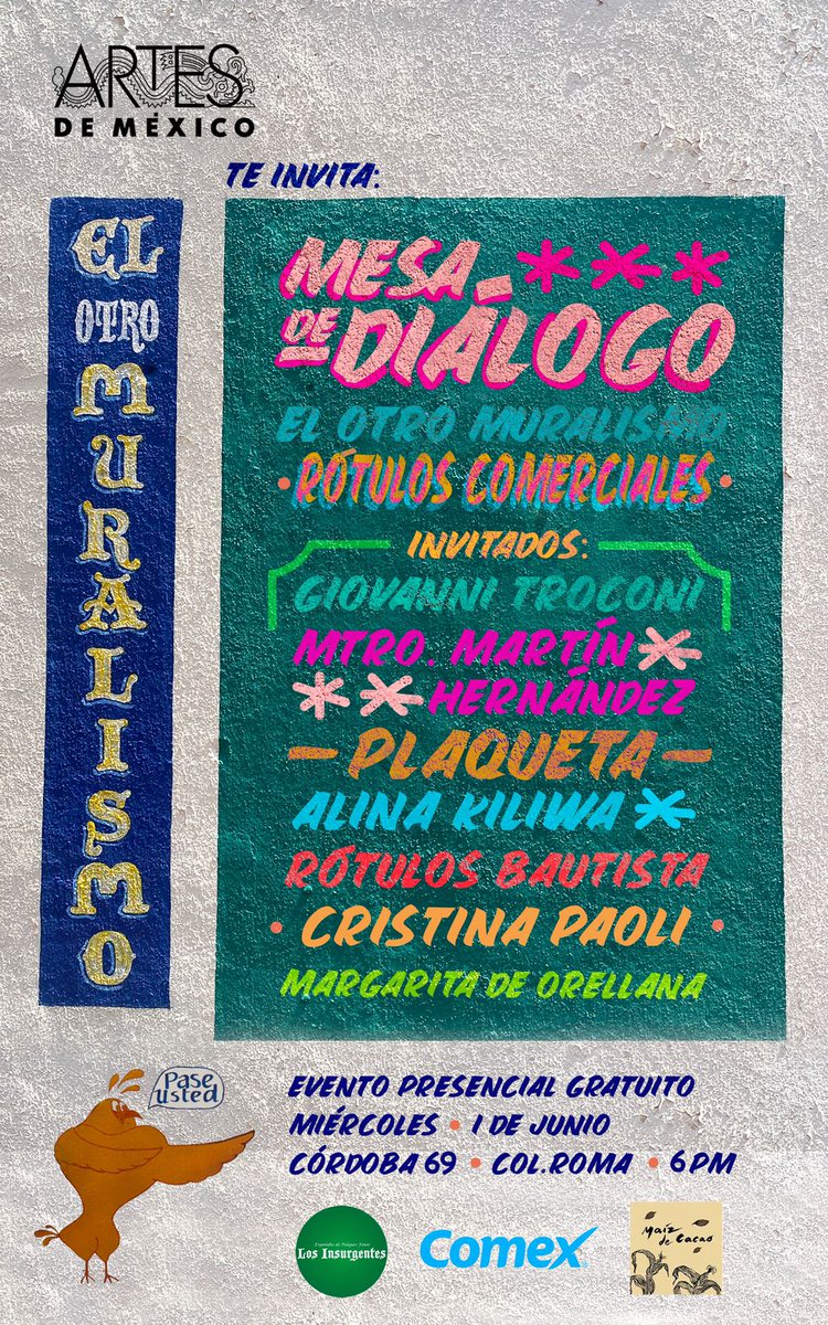 ¡Esto sucederá el miércoles!
¡Los esperamos!

#conlosrotulosno 
#rotulos