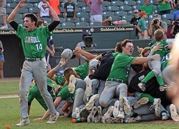 THIS JUST IN…

<a href="/DragonBaseball/">Carroll Dragon Baseball</a> vs Keller
7:30 Thurs 6/2
7:30 Fri 6/3
7 pm on Sat 6/4 (if needed)

At Cleburne minor league railroader park

LET’S GO DRAGONS!