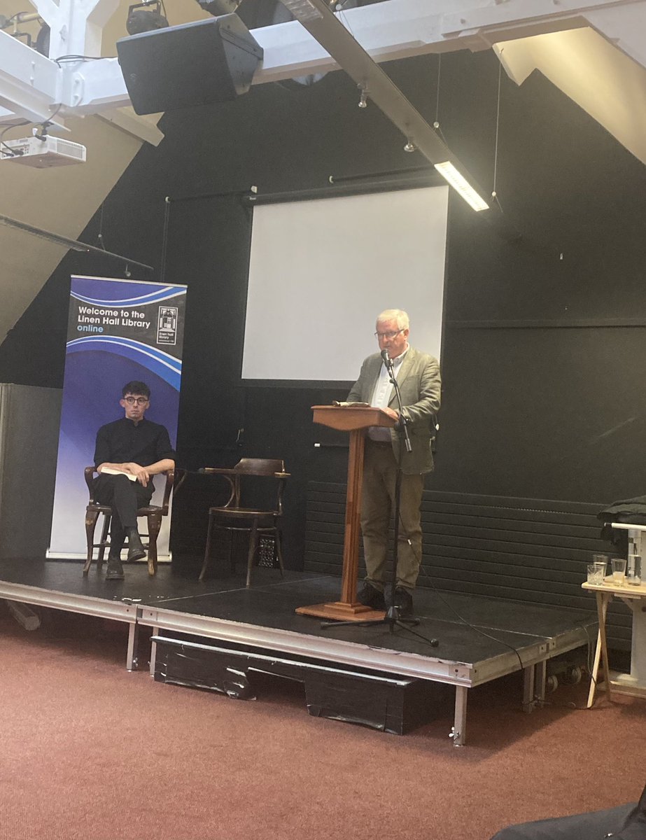 cjhumanrights's tweet photo. Delighted to be at the Belfast book launch this evening of the excellent ‘United Nation’ by @connolly16frank 

Powerful and thoughtful speeches including from @DenzilMcDaniel about the constitutional present and possible futures. https://t.co/xYFHljCNhm