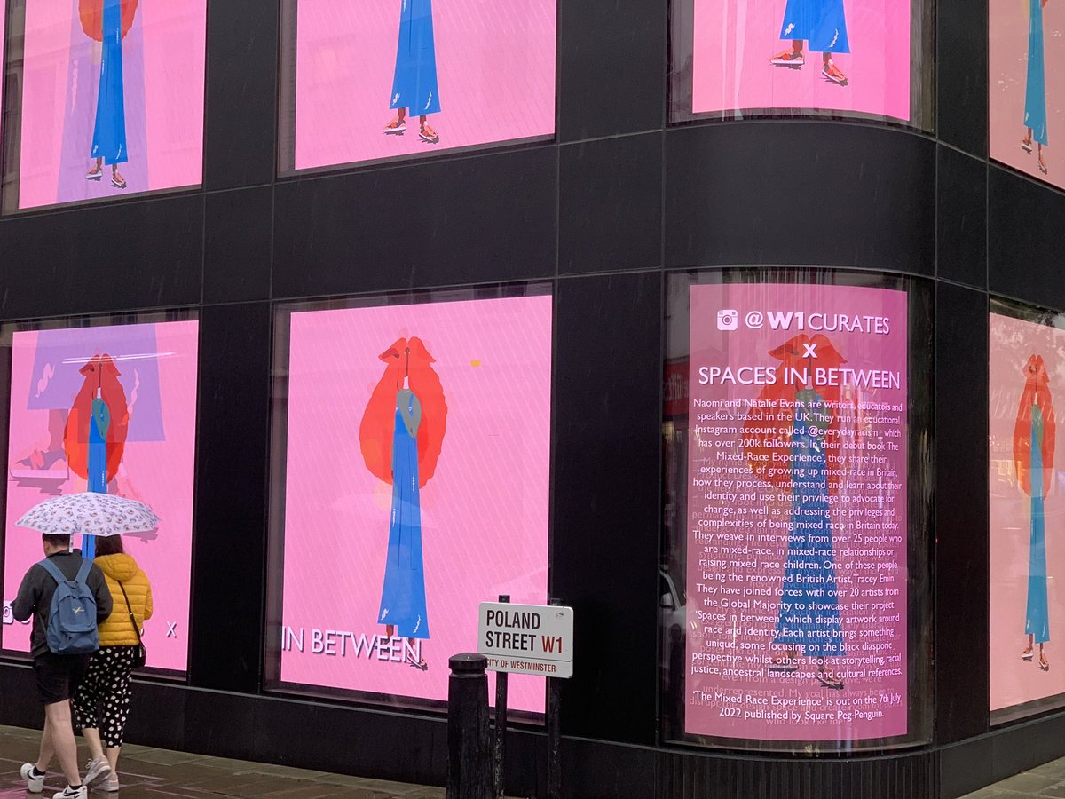 ChidiAbii's tweet photo. NOT me and myDESIGNS in two places on bloody Oxford Street, at once!??!?? https://t.co/iy9x41pAhG
