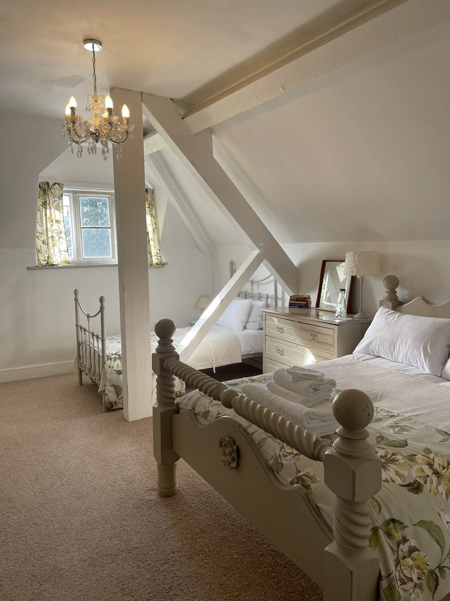 RowdenAbbey's tweet photo. Newly made bedspreads and curtains for the Bentley Suite. A great family apartment in the top floor offering 2 beds, sitting room and bathroom 

@TheMalvernsTIC @Bromyardtourism @VisitHfds @Nozstock @HiddenHereford1 @HfdWalking @EatSleepLiveHfd https://t.co/yR8wrYgHzI