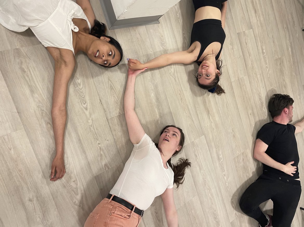splitnotespace's tweet photo. We love a good warm up! What are your favourite warm ups to do?

Her Hem is on from the 16th - 18th June 
@EtceteraTheatre 

Click the link in our bio to book tickets! 

#warmup #rehearsalroom #newtheatre #newwriting #fringetheatre #londonfringe https://t.co/bJNZXD2R0c