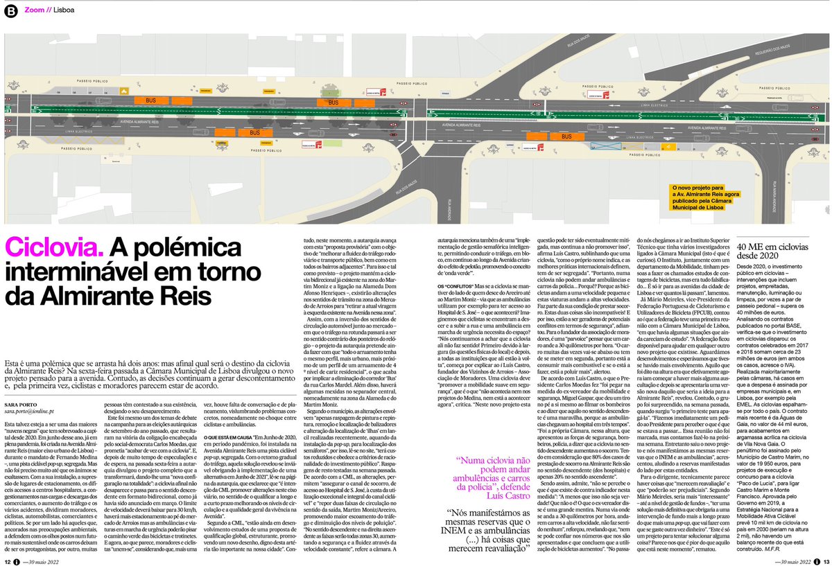 fpcub's tweet photo. Hoje no @itwitting sobre a Ciclovia da Almirante Reis!

#fpcub #bicicultura #bicicleta #lisboa #almirantereis https://t.co/ivju8QuCvP