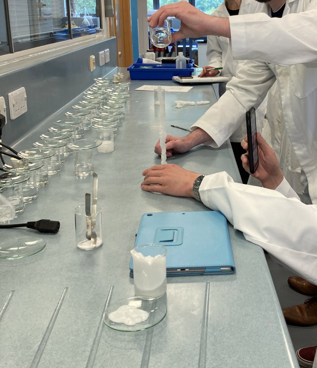 A fantastic day today back face-to-face sharing some of the the tricks of our trade with #RSCscholars. A huge thanks to <a href="/bradburyts/">Tim Bradbury CChem CSciTeach</a> and especially the technicians <a href="/STEMLearningUK/">STEM Learning</a> for hosting us. Thank you.