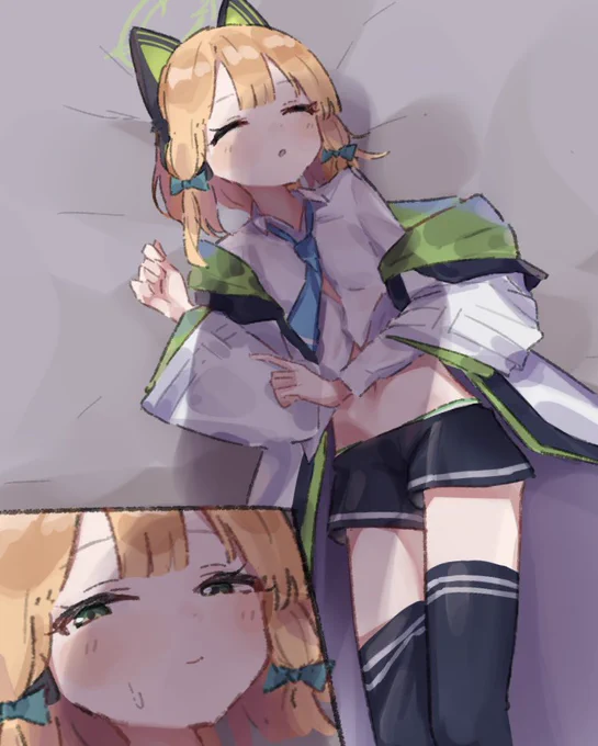 才羽姉妹の薄着で狸寝入りする方 