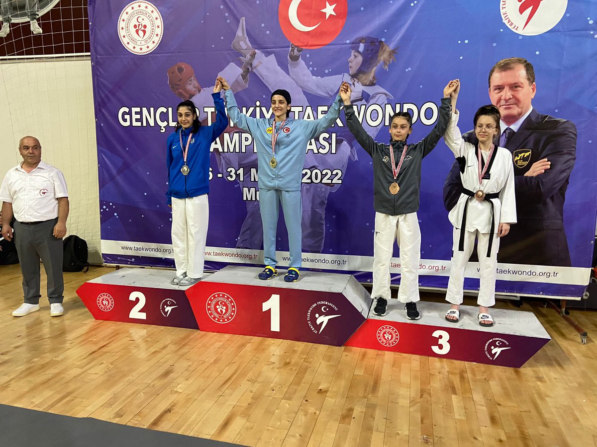 ankarabbld's tweet photo. 🏆 Gençler Türkiye Taekwondo Şampiyonası’nda sporcularımız tarih yazdı.

55 KG Cüneyt Gökalp 🥇
68 KG Büşra Öztürk 🥇
68 KG Sude Yaren Uzunçavdar 🥇
46 KG Zehra Gürbüz 🥈
59 KG Sefacan Ateş 🥉 

🇹🇷 Gençler Dünya Taekwondo Şampiyonası’nda üç yarışmacımız ülkemizi temsil edecek. https://t.co/gJNUkkStCC