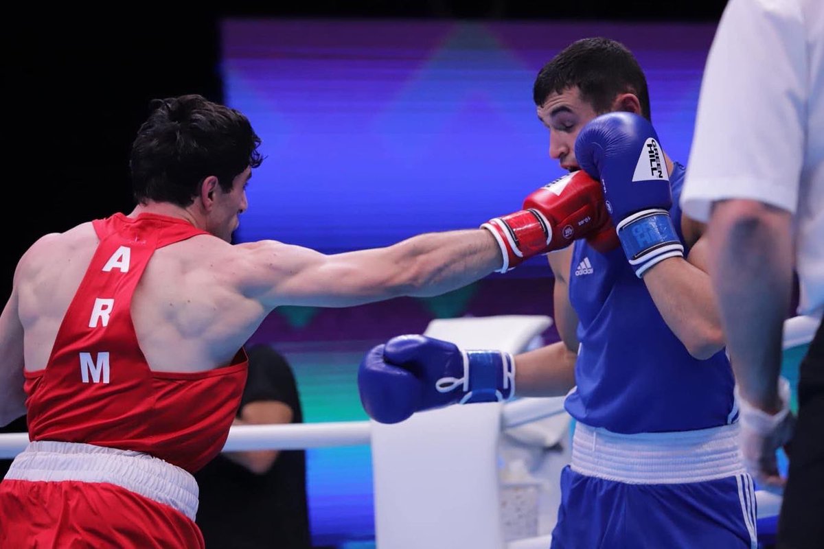 armgov's tweet photo. 🇦🇲🥇 Hovhannes #Bachkov, a member of the #Armenian boxing team and #Olympic bronze medalist, became the #champion of European Championship for the third time. https://t.co/eCEYe4pcmk