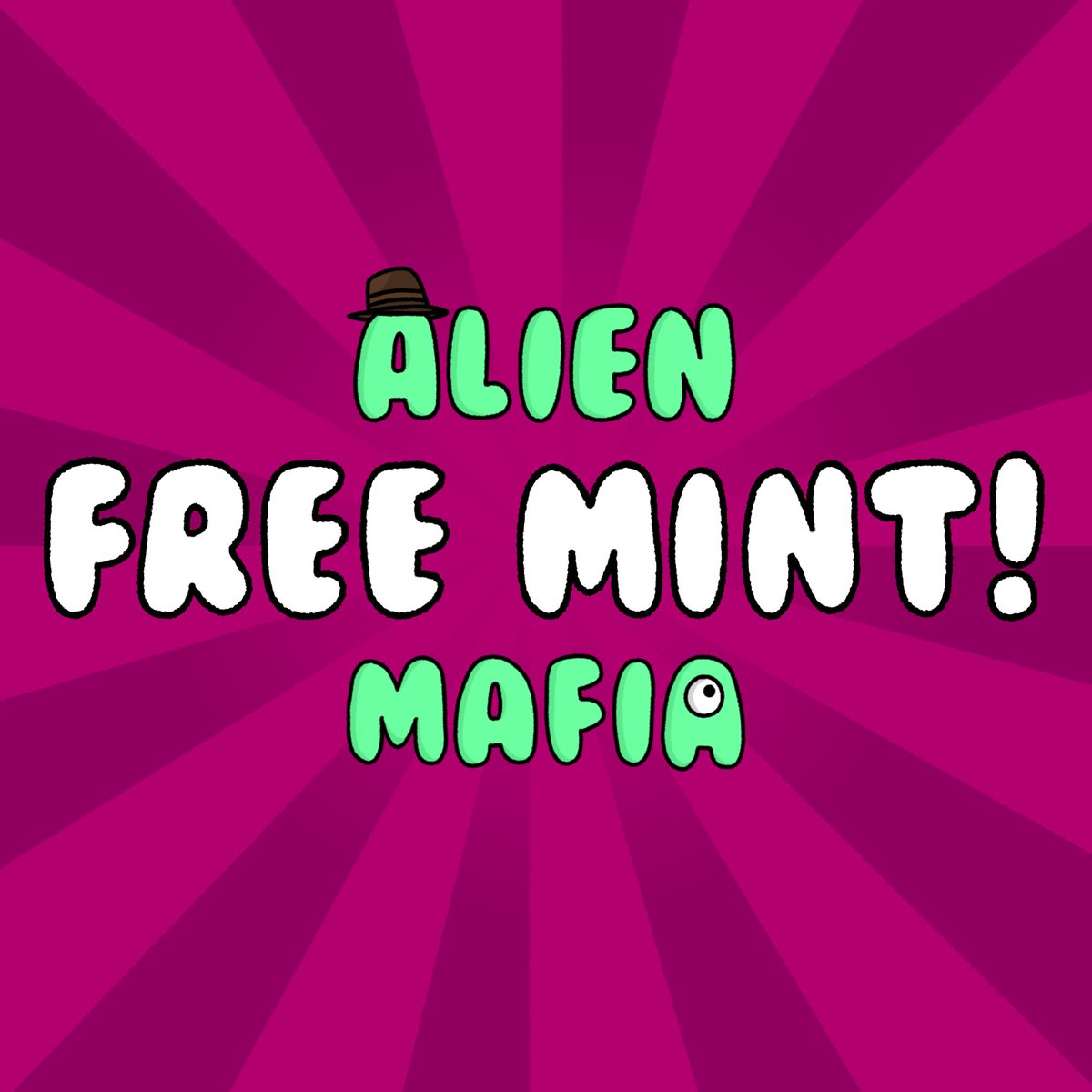 ⚠️Important Announcement!⚠️

…

👉The Alien Mafia will all be FREE! 💚

This will help to rapidly grow the community and will encourage secondary market sales. 

…

#PolygonNFTs #nftgiveaway #NFTCommunity #NFTcollector #NFTartists #Polygon #NFT #NFTs #opensea