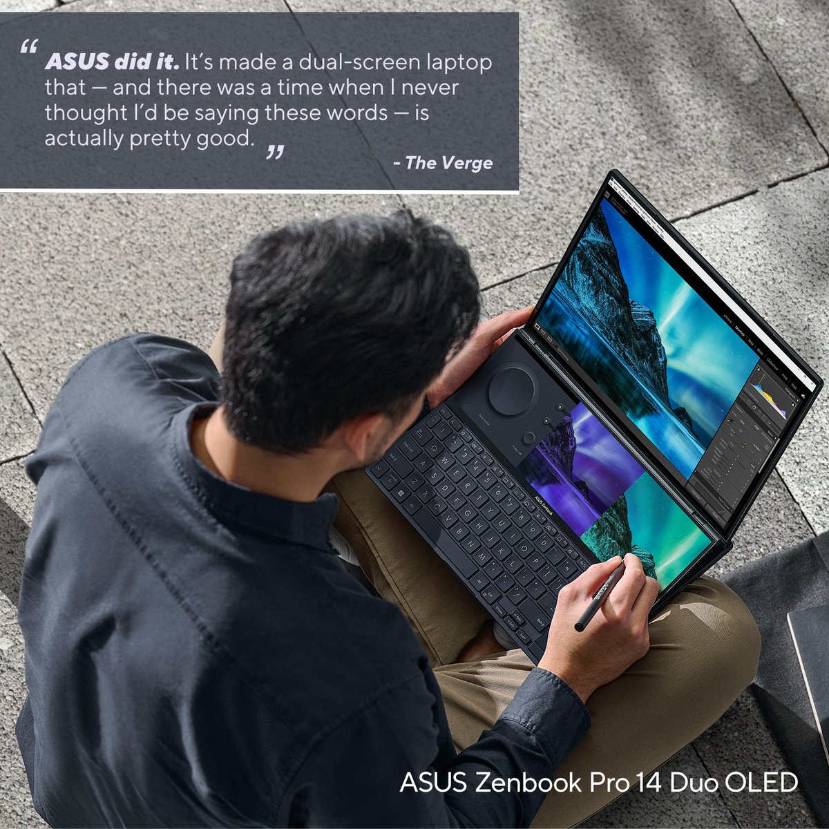 ASUSUSA's tweet photo. Tech media: 👉💻❤️👍
ASUS: 🥰
 
Click the link in our bio to discover the latest #Zenbook and #Vivobook laptops from #ThePinnacleOfPerformance 2022 #ASUSLaunchEvent

🗻 https://t.co/2bQCaoBiQS https://t.co/nASYFUODHb
