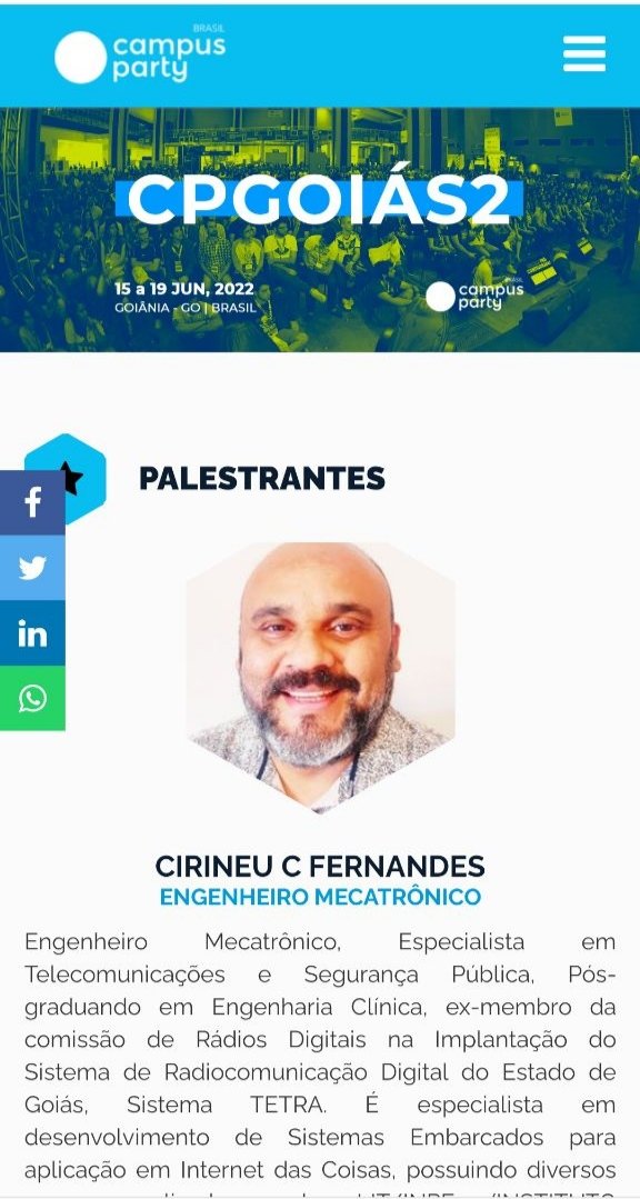 engereggae's tweet photo. Estarei palestrando na #CPBGoiasS2 pela primeira vez, vamos falar sobre projetos de desenvolvimento de Plataformas de #Hardware e Módulo #IoT para #InternetOfThings, ecossistemas e exemplos de aplicações. @campusparty #campusparty 
🇧🇷🇧🇷🇧🇷🇧🇷🇧🇷😁😁😁 https://t.co/TEIvKkPHKs https://t.co/2oJ7KxPOT4
