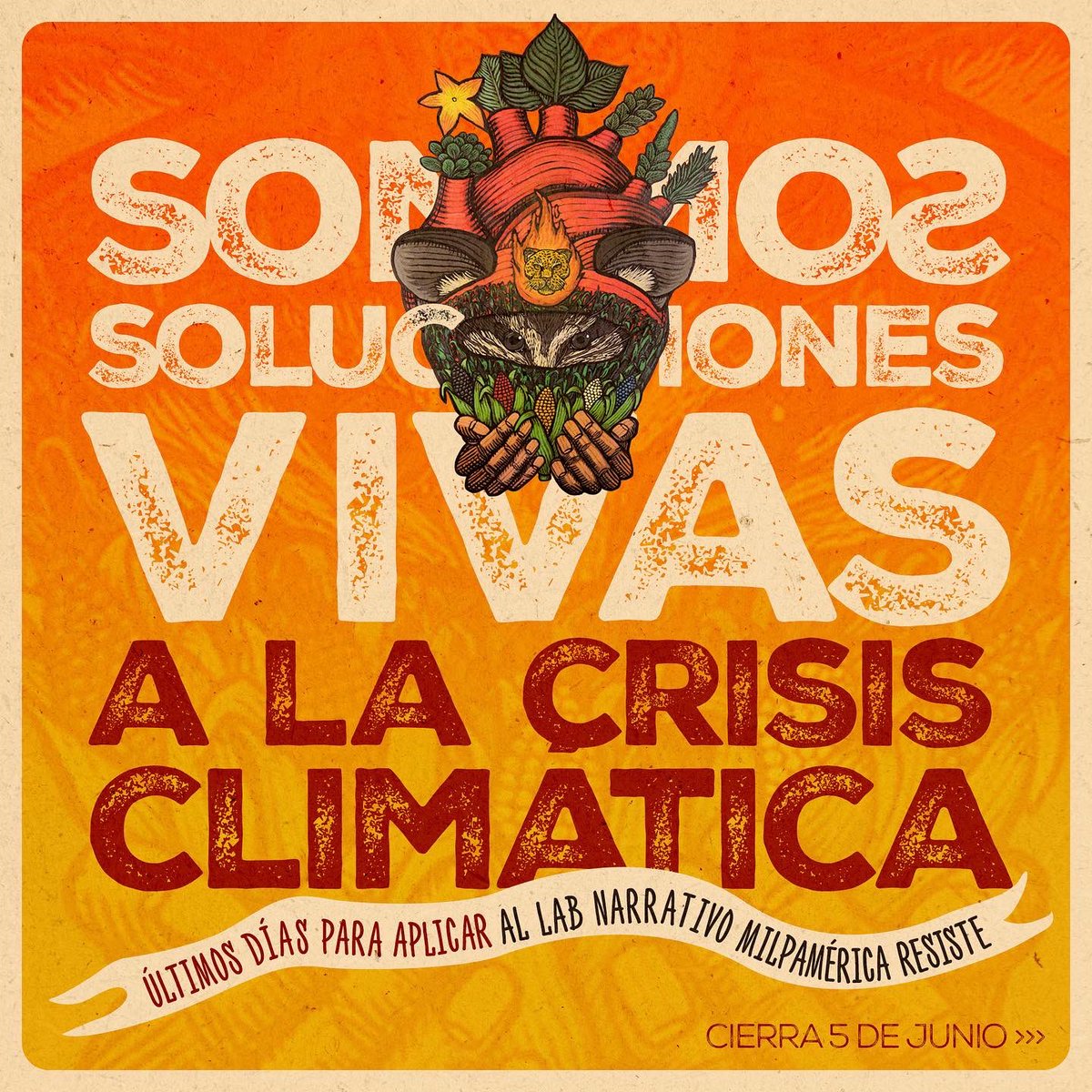 ❤️‍🔥 Últimos días para aplicar a Milpamérica Resiste: Soluciones Vivas a la Crisis Climática.

🌳 Dirigido a quienes apoyan procesos de defensa del territorio en El Salvador, Honduras, Guatemala, Belice y Sur de México.

Aplica 👉🏾 bit.ly/Milpamerica
Más información 👇🏾