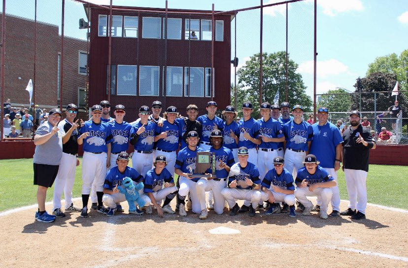 BaseballHcs's tweet image. For the first time since 2017, the Eagles are Sectional Champs after beating Scecina 12-1!!
