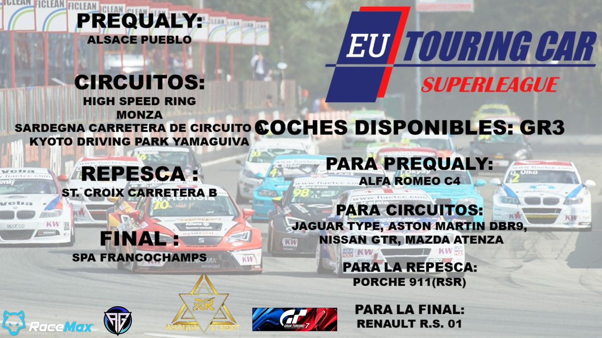 NitrameSports's tweet image. Es noche de Debut en NitramEsport en la European Touring Car Super League de nuestros colegas @road_riders_official
 @roadridersgtsport
Con la colaboración del gran @yecasteroficial para dar la máxima emocion al campeonato! A las 23h en su twitch!( Link en su bio)