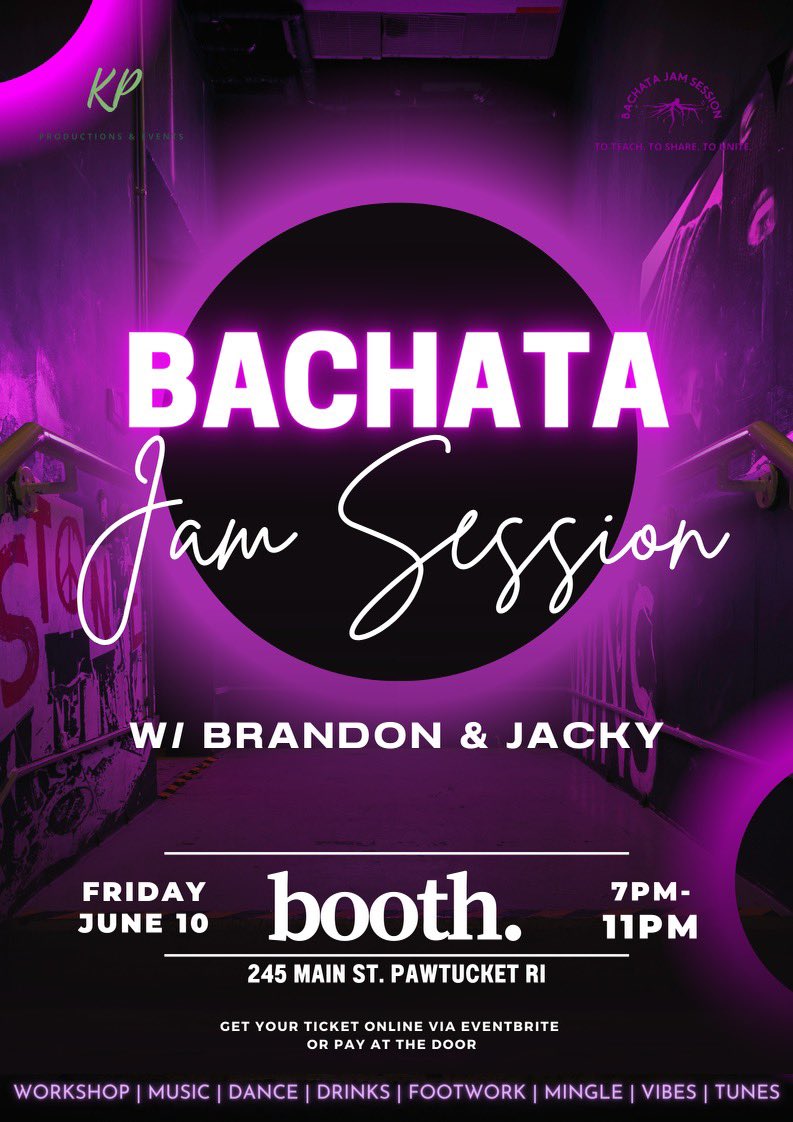 #bachatajamsessionsocial June 10th!! #RhodeIsland
