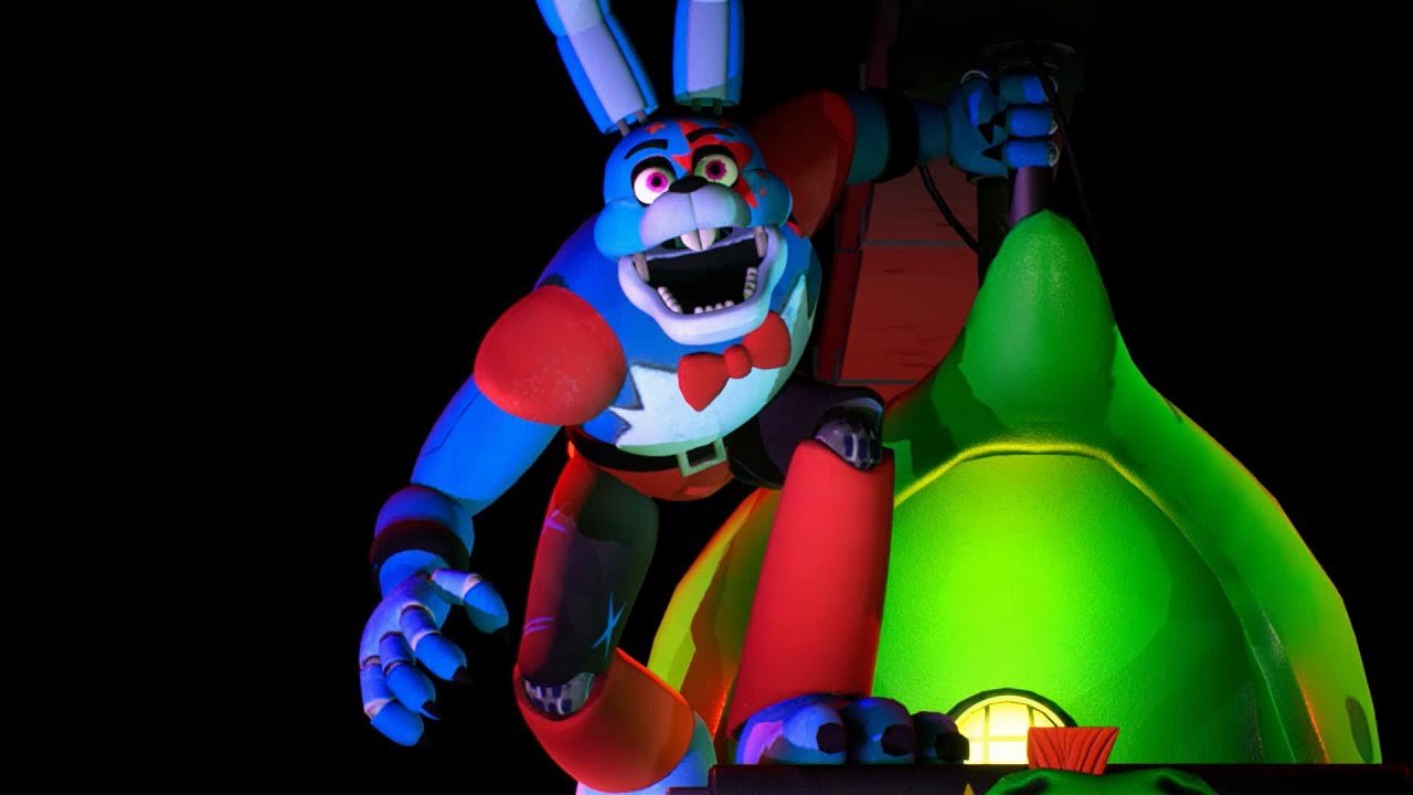 FNAF Ruin: the REAL ENDING! SAVING GLAMROCK BONNIE!? (Security