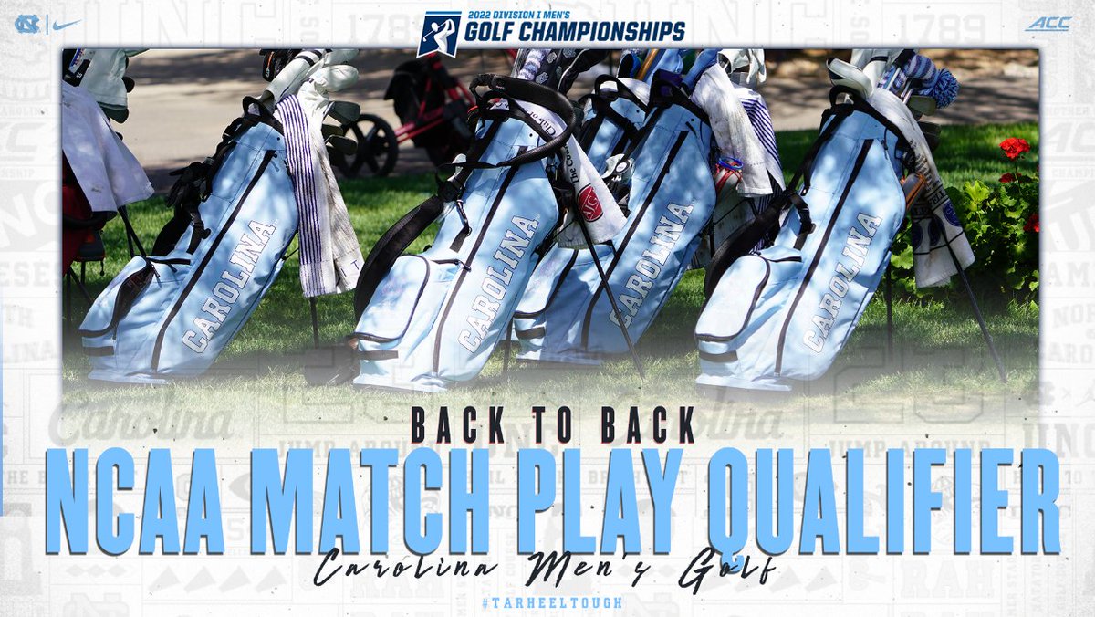 UNCmensGolf's tweet photo. The Tar Heels will be playing match play in the NCAA Quarterfinals on Tuesday. Currently @uncmensgolf is done for the day in third place only three shots behind Oklahoma and one behind Vanderbilt, who are still playing. Stay tuned for more info. #TarHeelTough #GoHeels https://t.co/svrdK5zHqj