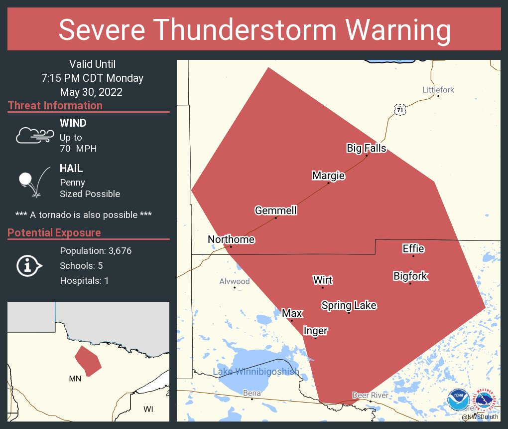 NWS Severe Tstorm on Twitter "Severe Thunderstorm Warning continues