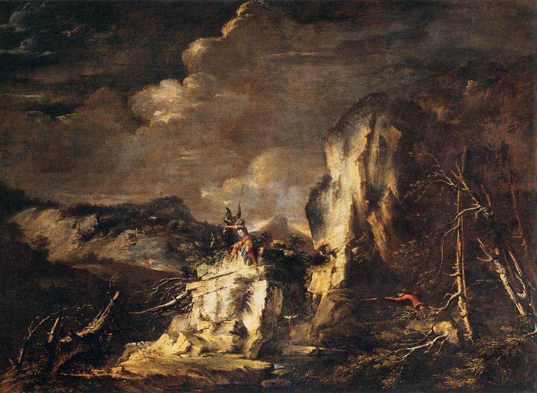 Human Fragility by Salvator Rosa (1656, oil on canvas) - Thread from ...