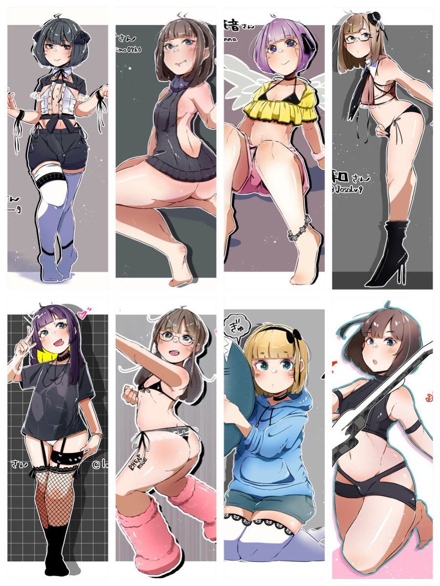 #今月描いた絵を晒そう
みなさんありがとう!過去一描いたなあ… 