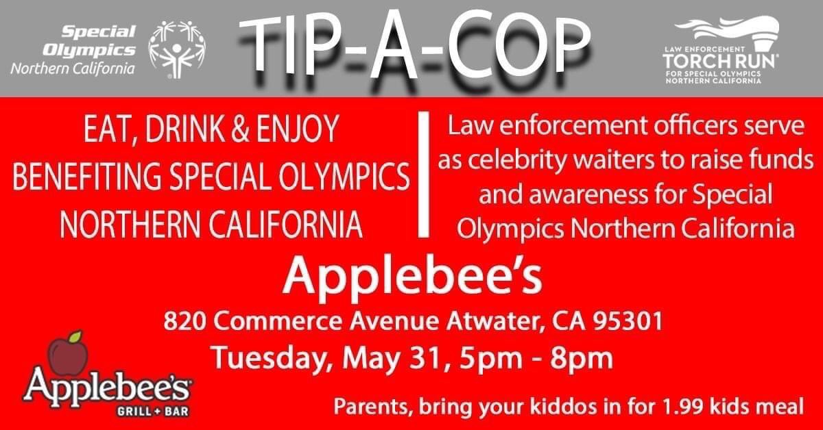 Tomorrow is the day to come out and support Merced area law enforcement fundraising for Special Olympics Northern California. We look forward to seeing everyone there !
