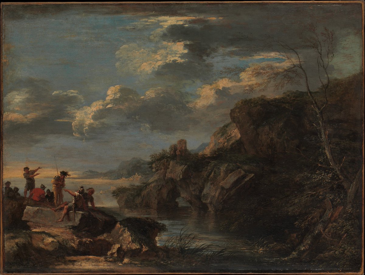 Human Fragility by Salvator Rosa (1656, oil on canvas) - المسلسل من The ...