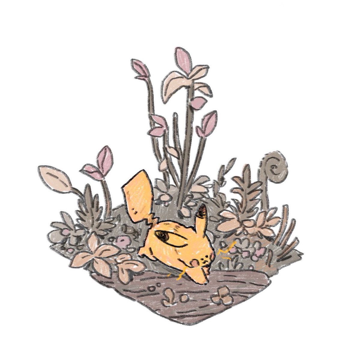 「Wandering Pikachu! 」|Trudi Castleのイラスト