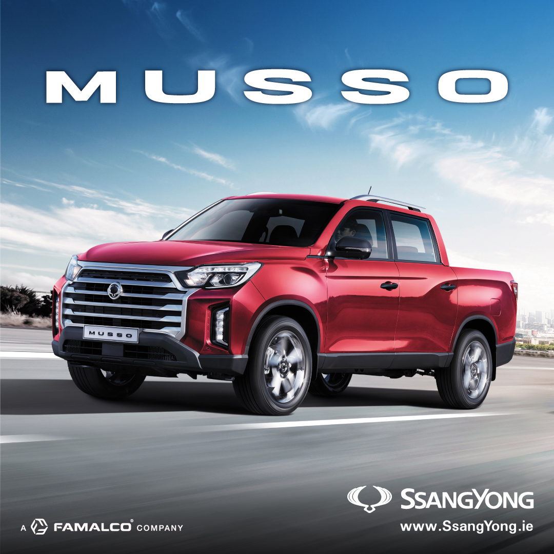 The 𝗦𝘀𝗮𝗻𝗴𝗬𝗼𝗻𝗴 𝗠𝘂𝘀𝘀𝗼 &amp; 𝗠𝘂𝘀𝘀𝗼 𝗚𝗿𝗮𝗻𝗱
Eye-catching and confident, the new Musso maximizes adventure both on- and off-road.
ssangyong.ie
#SsangYong #Musso #Ireland 
#Famalco #TomorrowTogether