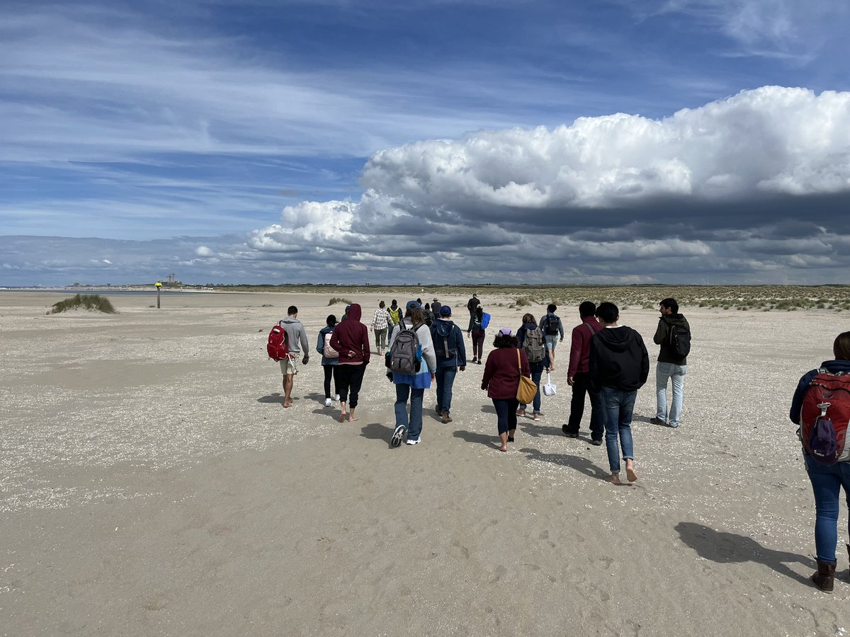 crabioscar's tweet photo. Day 2 of #IRES22 in the bag! Today was hard vs soft engineering approaches up close. We visited the Maeslantkering surge barrier and the Sand Motor. Two of the most impressive coastal engineering feats there are, within just a couple kms of each other. https://t.co/oNf9Mt7Cm2