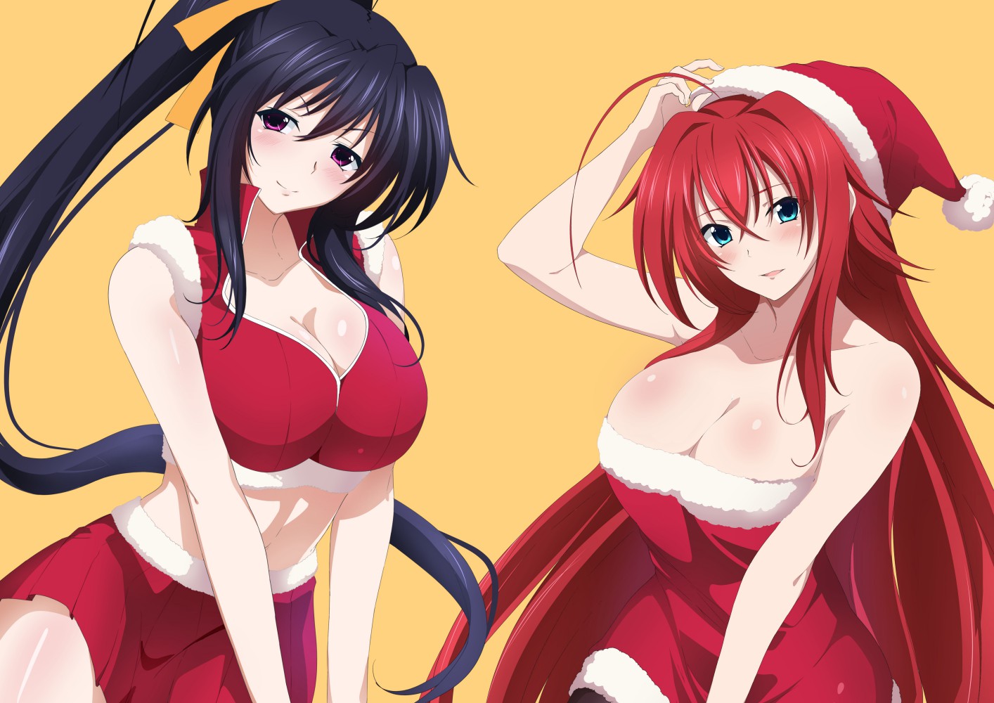 1. Rias Gremory & Akeno Himejima - High School DxD. 