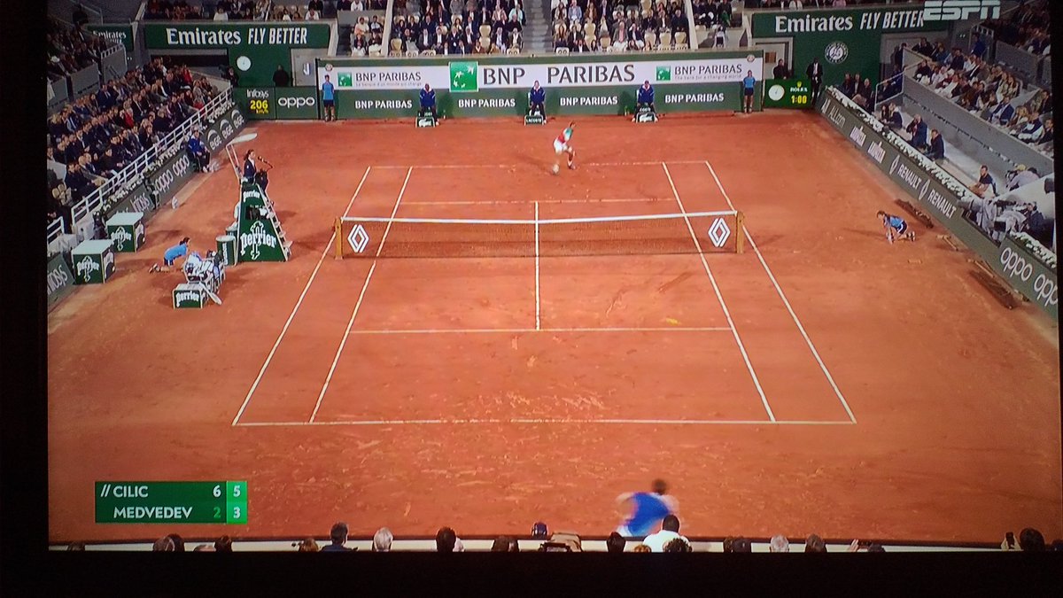 adebat9's tweet photo. #rolandgarros https://t.co/MVkJEszM9q