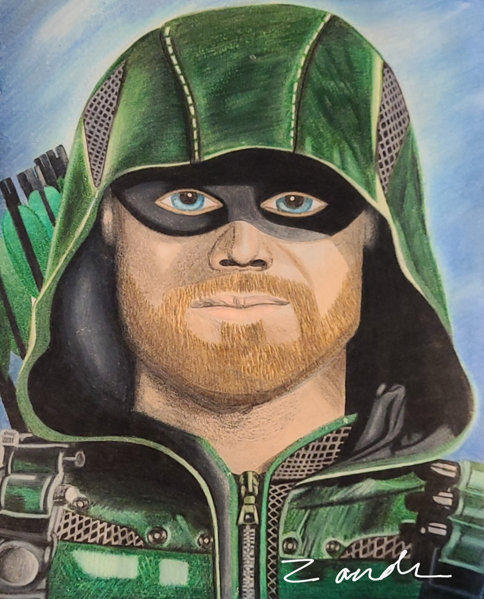 zandrazoneartz's tweet photo. It has been so sad to watch so many amazing DC shows come to an end too soon. Most recently, really going to miss legends of tomorrow. @caitylotz But this is one I would love to see brought back. @StephenAmell #arrow #arrowverse #dccomics #notrobinhood #fanart https://t.co/yMkrhPccWE