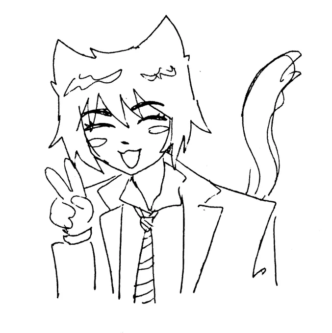 teru + kageyama siblings but theyre cats
#mp100 