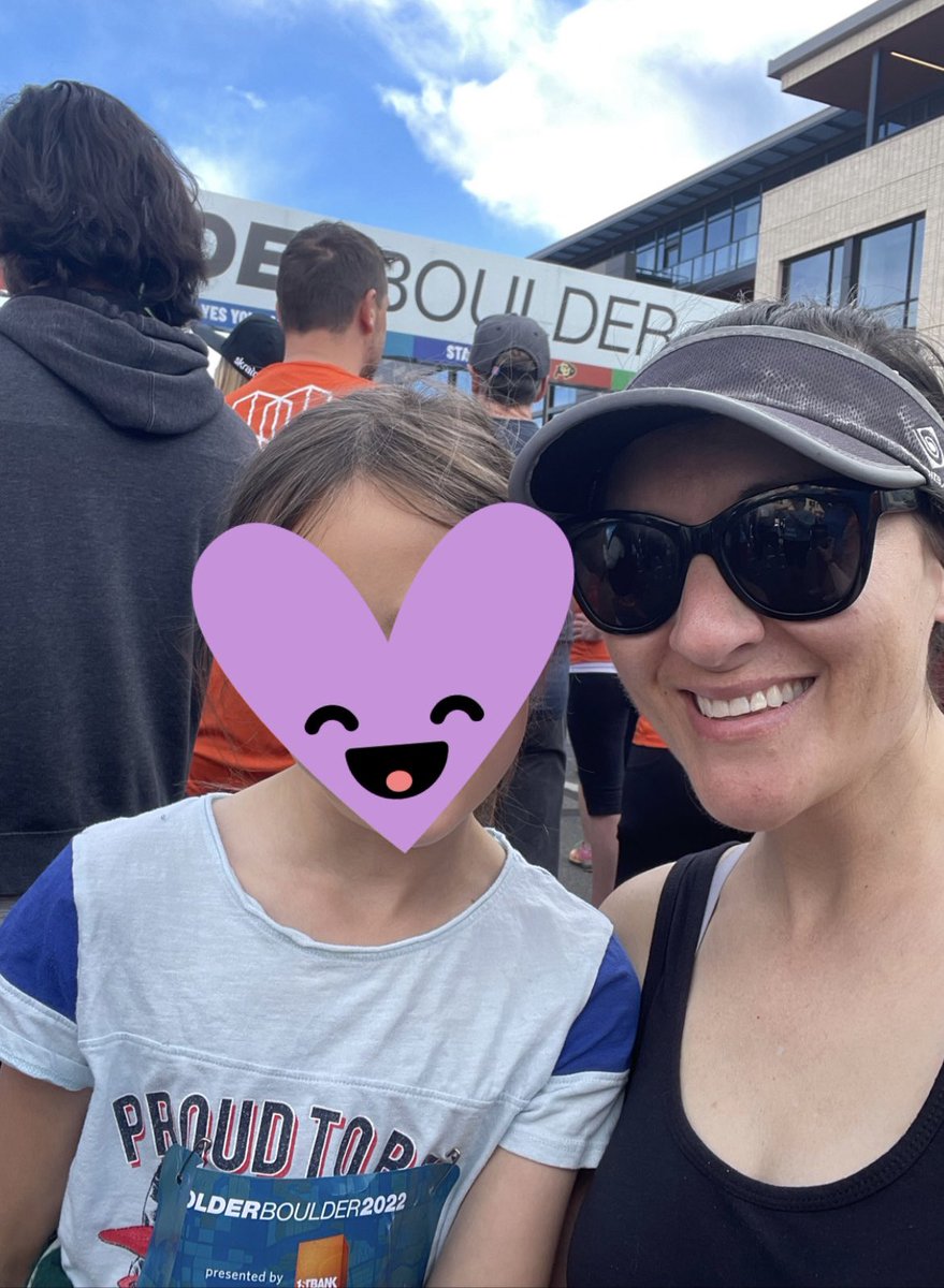 runlikeafoxie's tweet photo. My daughter finished her first ever @bolderboulder!!! It was a big hit with her! 🥳
#memorialdaytradition #BolderBoulder #runtoremember #runBOLD #runchat #runchkin #BoulderCO https://t.co/Ol5mVL0LhZ