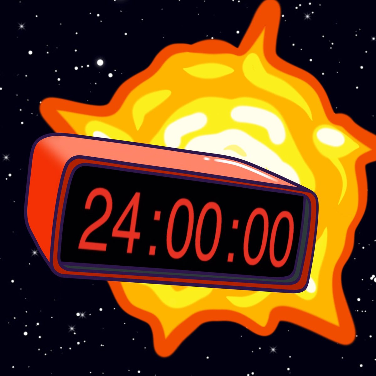 AstroLostNFT's tweet photo. This clock has been blown into space ! What could it mean? 24 hours? https://t.co/9FyfYVNp2S