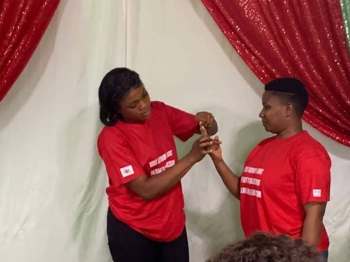 MNansinyuy's tweet photo. Gist Dey up was a huge success, thumps up to @COMAGEND for bringing AGYW’s to Gist on their SRHR, Bodily autonomy, sexual initiation , menstrual hygiene management, contraception,amongst others.
#AGYW
#SRHRIsEssential
#OurHealthOurRight 
#WomensHealthMatters https://t.co/uW4p5EfAPm