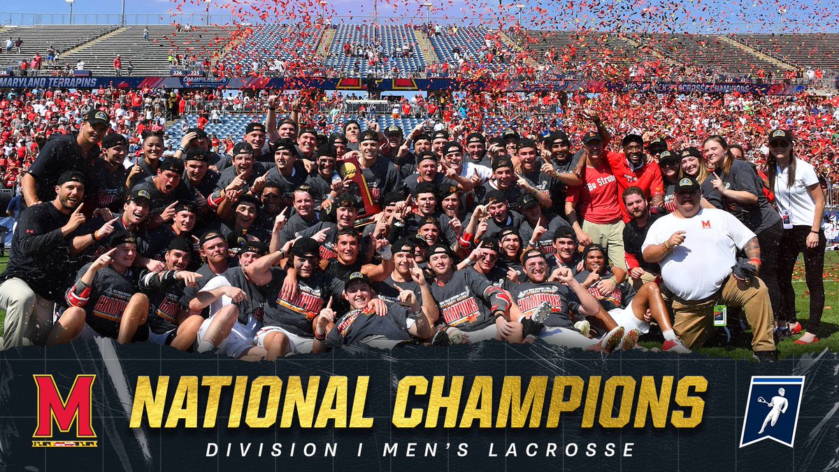 𝔸 𝕤𝕖𝕒𝕤𝕠𝕟 𝕗𝕠𝕣 𝕥𝕙𝕖 𝕒𝕘𝕖𝕤  🥍   @TerpsMLax becomes the 4th team in the last 30 years to win the DI men’s @NCAALAX championship with a perfect record.   #NCAAMLAX