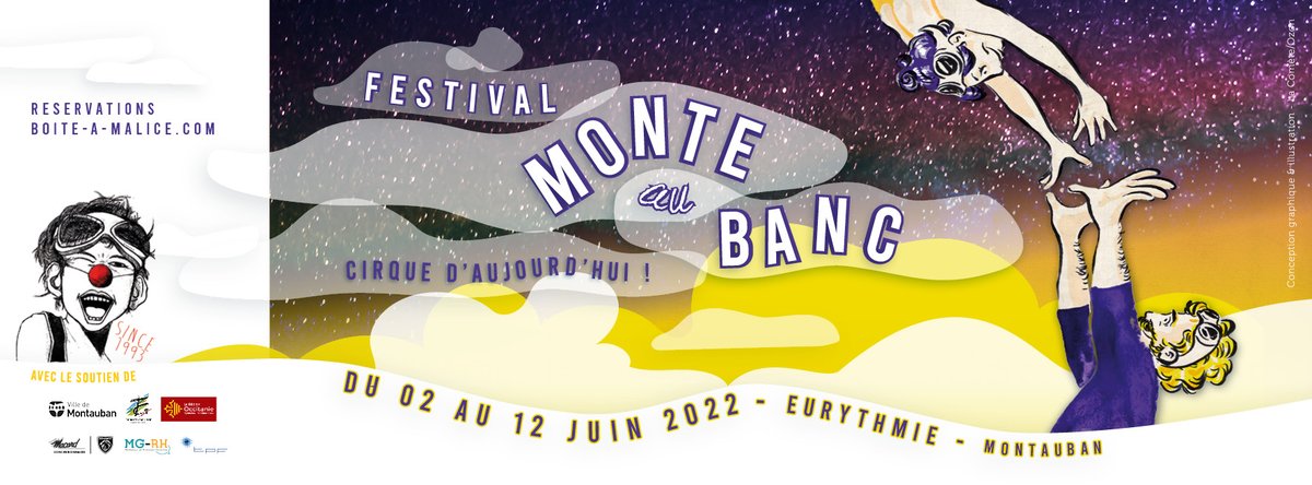 pierrerigalCDM's tweet photo. Le duo Bataille sera présenté ce samedi 4 juin à 17h30 sous chapiteau à Montauban avec @BoiteaMalice82 dans le cadre de leur festival Monte au banc 
#bataille #cirque #theatrephysique #danse #percussioncorporelle #acrobaties #georgesbataille #castagne #humour https://t.co/TMOSoMEuPt