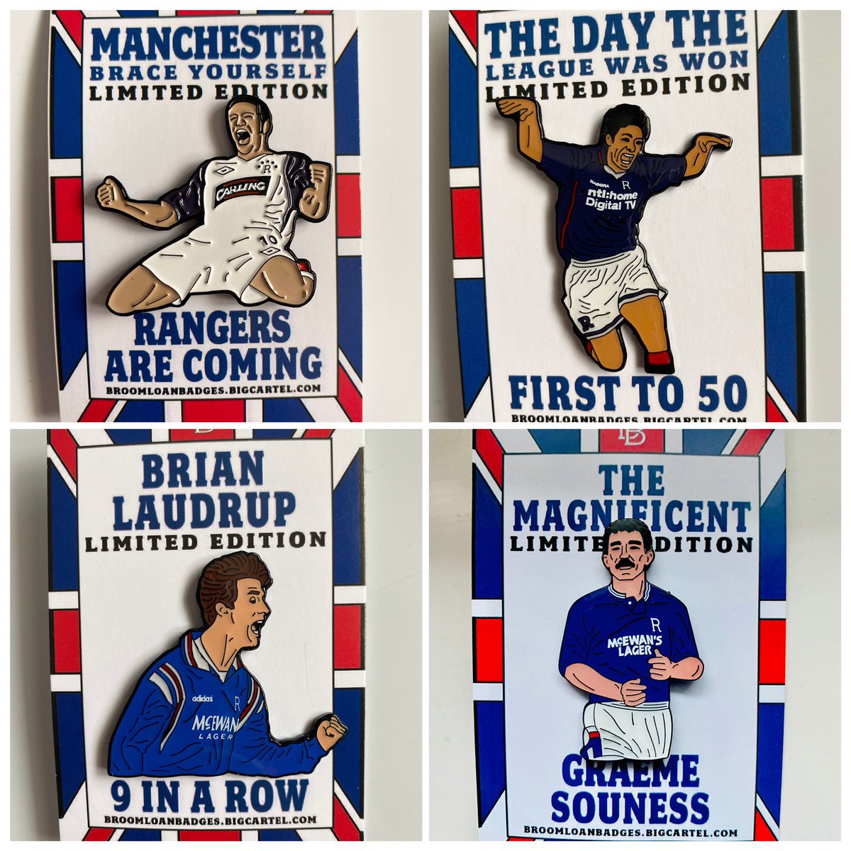 broomloanbadges's tweet photo. 🇬🇧 Competition Winner 🇬🇧

The winner of the set of 4 badges and a signed photo of the goalie from Rangers memorabilia @AuctionsStadium is:

@playuplinfield 

Send us a DM with your delivery details and we will get your prizes sent out 🔴⚪️🔵 https://t.co/BBHnUJP9Dq