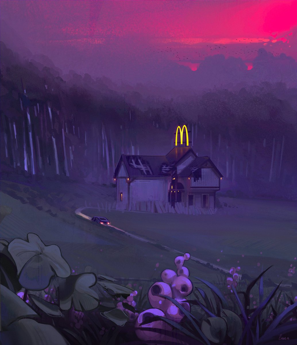 the forbidden McDonald. #illustration #artistsontwitter